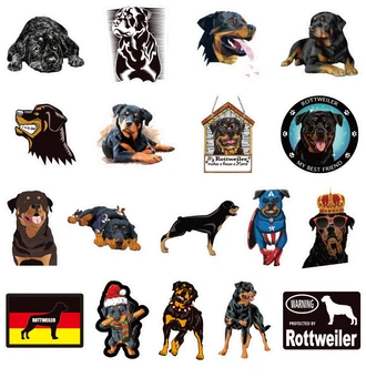 50PCS Pack Gyvūnų Šunų Rottweiler Lipdukus 