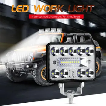 54w lengvųjų Automobilių LED Prožektorius Prožektorius Lauko sunkvežimių VISUREIGIS ATV traktoriaus Atšvaitas Fllood Sijų Apšvietimo Streetlight Lemputė