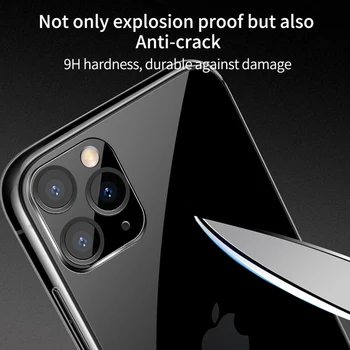5D Screen Protector, Grūdintas Stiklas Atveju iPhone, 11 Pro Max Xs Xr 12 Prabanga Blizgus Galinį Dangtelį iPhone 11Pro Xsmax Capinhas