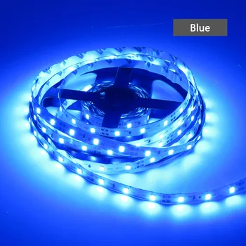 5M/Daug RGB LED juostelės šviesos Ne Vandeniui 300 Led SMD 2835 12V LED juosta balta/šiltai balta/mėlyna/žalia/raudona/RGB LED String Lempos