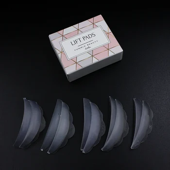 5pairs Silikoninis Blakstienų Perm Trinkelėmis Perdirbimo Blakstienas Juostos Shield kėlimo 3D Blakstienų Curler Makiažas Priedai Aplikatorių Įrankiai