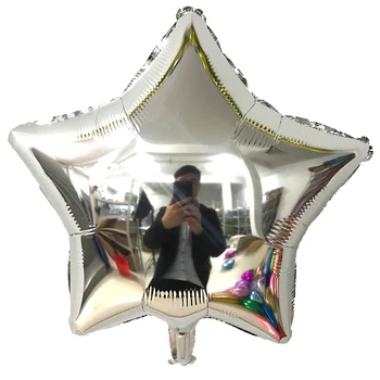 5pc 18 colių helio balionus, penkiakampės žvaigždės formos balionas vestuvių kambarys šalies star apdailos Valentino Diena reikmenys