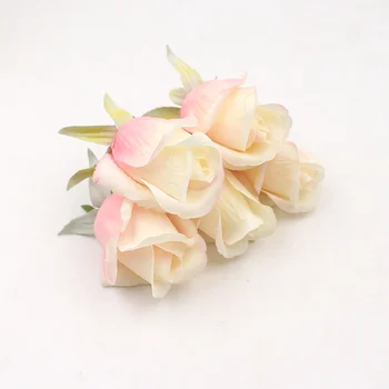 5vnt/daug 7cm Dirbtinių Gėlių Tulpių Šilko Galvos Dėl Vestuvių Dekoravimas 