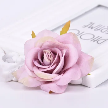 5vnt/daug 7cm Šilko Rožė Gėlių galvos Dirbtinių Gėlių Vestuves Namų Dekoro 