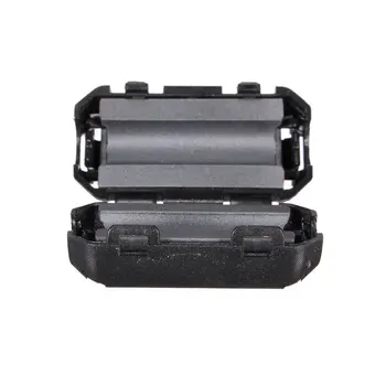 5VNT/daug Triukšmo Slopinantys 5mm Clip-On Ferito Žiedas Core EMI RFI Įrašą Kabelis Aktyvių Komponentų Filtrus 25 (L) x10 (Plotis) mm