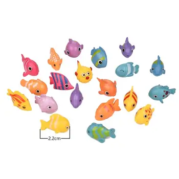 5vnt/Daug Žuvų Miniatiūriniai Duomenys Dekoratyvinis Mini Pasakų Sodo Gyvūnai Moss Micro-Kraštovaizdžio Papuošalai Dervos Žaislas