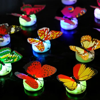 5vnt lipnios drugelio formos dekoratyvinis naktį šviesos sienos lempos kūdikių naktiniai žibintai Patalpų apšvietimas namų dekoro