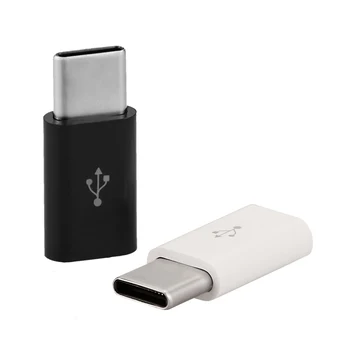 5VNT Mobiliojo Telefono Adapteris Micro USB Į USB C Adapterio Microusb Jungtis Adapteris USB C Tipo (Ne tiktų visiems, telefonas)