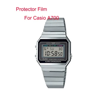 5vnt Nano Sprogimų Screen Protector For Casio A700 Sporto Žiūrėti LCD Filmas Casio A700WM-7ADF A700WMG-9A