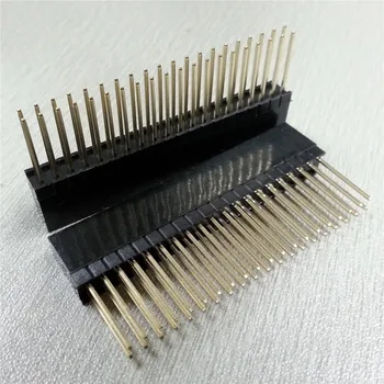 5VNT PC104 2x20 Pin dviejų eilių Tiesiai Moterų Pin Header 2.54 MM Žingsnio pin ilgio 12MM Juostelės Jungties Lizdas 2*20 40 PIN 2x20pin