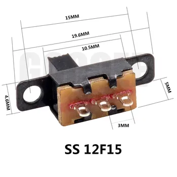 5VNT SS 12D00 Pastumkite jungiklį pastumkite pavarų svyravimo skaičius 2/3 failą, vienas dvigubas horizontalus mini horizontalus maitinimas