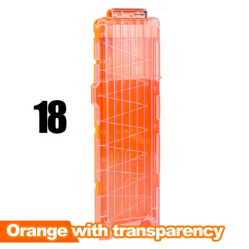 6-12-18 Orange Atnaujinti Įrašą Nerf Žurnalas Turas Smiginio Pakeitimo Žaislas Ginklą Minkšta Kulka Įrašą Nerf Blaster arma de brinquedo