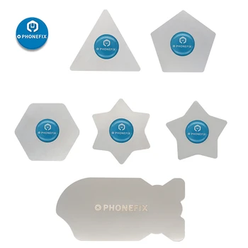 6 Tipų modelio stiliaus Ultra Plonas, Lankstus, Nerūdijančio Plieno, Smalsauti Spudger Ardyti Kortelės iPhone iPXd 