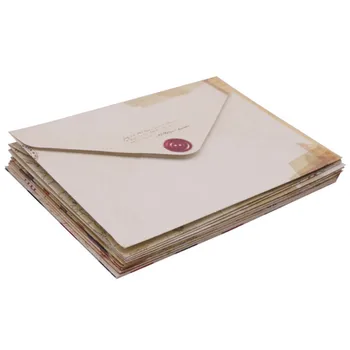 60-12 Vnt Mielas Mini Retro Amatų Popieriaus Vokai Derliaus Europos Stiliaus Paketas Kortelės Scrapbooking 