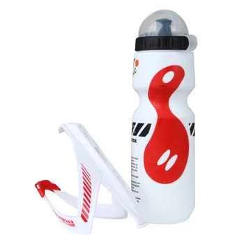 650ml anglies pluošto Dviračių vandens butelis su laikikliu, dviračių vandens butelis w narve dviratį butelis w adapteris gerti vandens butelis rack ho