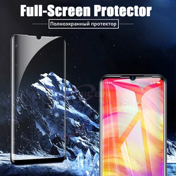 6D Visas Klijai Padengti Grūdinto Stiklo Xiaomi Pocophone F1 Mi 9 8 SE A2 Lite Max 3 Redmi Pastaba 7 6 5 Pro Screen Protector Filmas