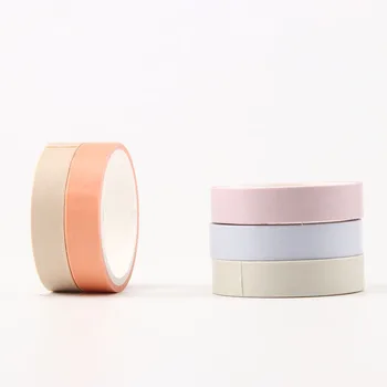 6pcs/pak Druska Macaroon saldainiai spalvų Dekoratyviniais Washi Tape nustatyti Japonų Popieriaus Lipdukai Scrapbooking Klijų Washitape Stacionarių
