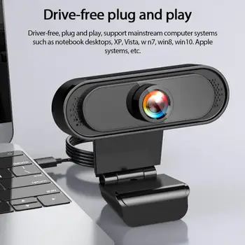 720P/1080P HD Kamera, Web Kamera Su Mikrofonu USB2.0 Kameros Live Transliacijos Vaizdo Skambučius Konferencijos Darbo Web Cam