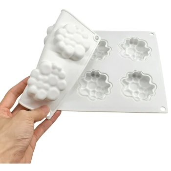 8 Ertmės Tortas Pelėsių Putėsiai Pelėsių 3D Kepimo Įrankiais, Dekoravimo Bakeware Putėsiai Desertas Konditerijos gaminiai Liejimo formos Tortas Įrankiai