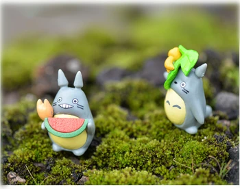 (8pcs/daug) Mano kaimynas Totoro pav dovanos lėlės miniatiūrinės figūrėlės Žaislai 2.6-3.5 cm, PVC plactic japonijos mielas mielas anime 160336