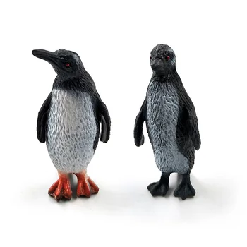 8Pcs/Set Modeliavimas mielas pingvinas jūros gyvūnų modelio, plastikinės lėlės pvc veiksmų skaičius, PASIDARYK pats Apdailos karšto nustatyti žaislai vaikams dovanų