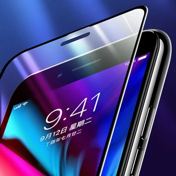999D Pilnas draudimas Kraštas Grūdintas Stiklas ant iPhone 7 8 Plus SE 2020 Stiklo Screen Protector, iPhone 8 7 6 6S Plius Filmas Atveju