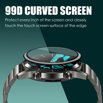 99D Lenktas Pilnas draudimas Ekrano apsaugos Huawei Honor Žiūrėti MagicWatch 2 Magic Watch2 46mm 42mm Minkšta Apsaugine Plėvele (Ne Stiklo