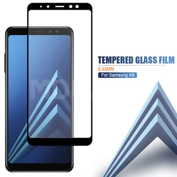 9D Apsauginis Stiklas Ant Samsung Galaxy A6 A8 J4 J6 Plius 2018 J2 j3 skyrius J7 J8 A5 A7 A9 2018 Grūdintas Stiklas Screen Protector Filmas