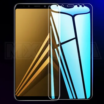 9D Apsauginis Stiklas Samsung Galaxy A6 A8 J4 J6 Plius 2018 Grūdintas Stiklas A5 A7 A9 J2 J8 2018 Screen Protector, Stiklo Plėvelė Atveju
