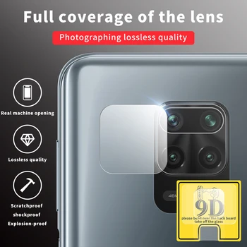 9D Kamera Raštas Stiklo Xiaomi Redmi 9 Pastaba 9S PRO MAX 8 8T Pro Mi10 Pro Lite Objektyvas Ekrano apsaugos Redmi K30 Pro 8, 8A