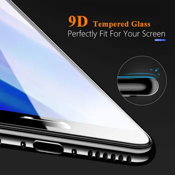9D Lenktas Visišką Klijai Grūdintas Stiklas ant Huawei nova 3i 3 2i screen protector nova3i nova3 nova2i apsauginės plėvelės glas