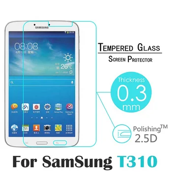9H 2.5 D Grūdintas Stiklas, Skirtas Samsung Galaxy Tab 3 T310 T311 8