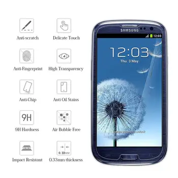 9H Grūdintas Stiklas Samsung Galaxy S3 Neo I9301 I9301i Screen Protector Dangtelį Ant S3 i9300 i93001 Duos, NA Funda Apsauginės Plėvelės