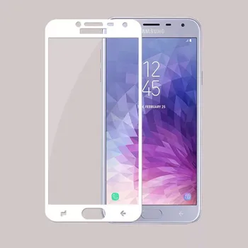 9H Grūdinto Stiklo Plėvelė Samsung Galaxy J4 2018 Visiškai Padengti Apsaugine Screen Protector For Samsung Galaxy J4 Stiklo SM-J400F