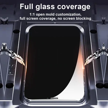 9H HD 3 Vnt Grūdintas Stiklas iPhone 11Pro Max 12 Screen Protector Stiklo 