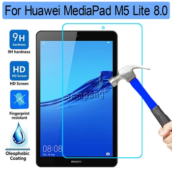 9H HD Grūdintas Stiklas Huawei Mediapad M5 Lite 8 8.0 JDN2-L09 Screen Protector Tablet Ekrano apsaugos Huawei M5 Lite 8