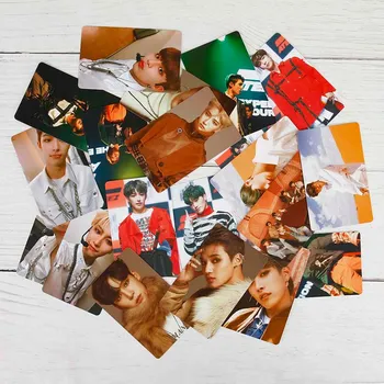 9pcs/set Kpop ATEEZ Photocard Atvirukas LOBIS EP.FIN VISŲ VEIKSMŲ Albumo Foto Kortelę ATEEZ KPOP Lomo Korteles, Nauja siunta