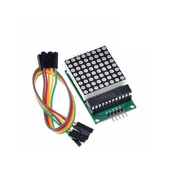 A18-- 8x8 8*8 MAX7219 Dot Led Matrica Modulis MCU LED Ekranas Valdymo Modulis Arduino 5V Sąsajos Modulis Output Input
