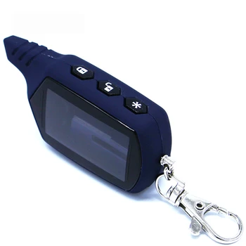 A91 Atveju Keychain rusijos Versija 2 būdas LCD Nuotolinis Valdymo Raktas Fob Grandinės Starline Twage B6, B9 A91 A61