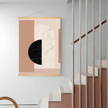 Abstrakti Skandinavijoje Marmuro Drobės Paveikslai Šiaurės Plakatus Spausdina Sienos Paveikslų Galerija Kambarį Namo Apdaila