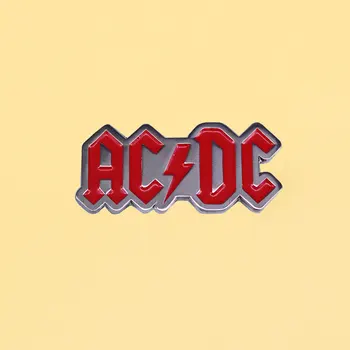 AC & DC Emalio Smeigtukai Metaliniai Animacinių filmų Sagė Vyrai Moterys Mados Juvelyrika Dovanos Anime Filmą Naujų Skrybėlę, Krepšį Drabužius Atvartas Ženkliukai
