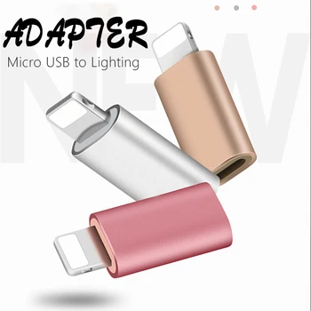 !ACCEZZ 4PC Mini OTG Adapteris Micro USB Prie 8 Pin 