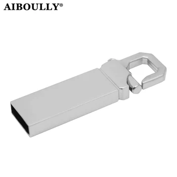 AIBOULLY USB Flash Drive 64GB Metalo Pendrive 4GB Didelės Spartos USB Stick 32GB Pen Drive 16GB USB Flash