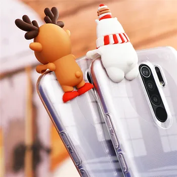 Aišku, Animacinių filmų Kalėdų Elnias Atveju Xiaomi Redmi 8 Pastaba 8T 7 9 9s 6 5 Pro Max 8A Mi A3 A1 9 10 Lite SE CC9 CC9e Dovana TPU Dangtis