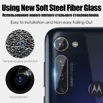 Aišku, Atgal Fotoaparato Objektyvo Galinis Screen Protector Apsauginės Plėvelės Grūdintas Stiklas Motorola Moto G 5G Plus Pro Stylus Galios Krašto