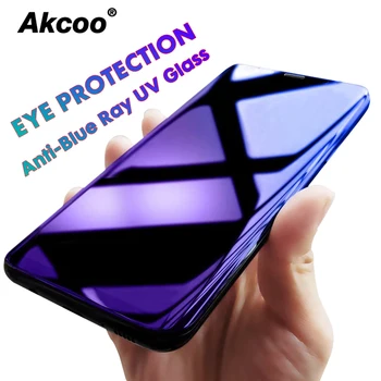 Akcoo S10 Plus stabdžių blue ray stiklo protector for Samsung Galaxy S8 9 10e Plus pastaba 8 9 UV stiklo klijai visiškai screen protector filmas