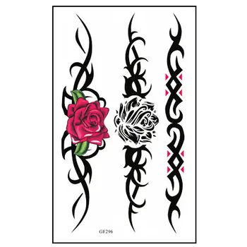 Akvarelė Gėlių Laikiną Kūno Tatuiruotė Vandeniui Laikinai Gėlių Tatuiruotės Lipdukas Lapų Tatuiruotė Moterų Netikrą Kūno Menas