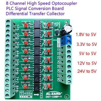 AL-ZARD Optocoupler Atskirai Valdybos Įtampos Keitiklis Izoliuotas Modulis PLC Signalo Lygis Valdybos PNP Išėjimas 1.8 V 3.3 V, 5V (12V 24V
