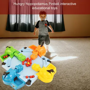 Alkanas Hippo Ryti Rutuliukai Interaktyvių Mokomųjų Žaislų Ankstyvojo Ugdymo Dvigubai Konkurencingas Žaidimas Vaikams 