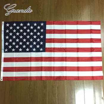 Amerikos Vėliavos JAV Jungtinės amerikos valstijos 3x5 Metrų Poliesterio Spausdinami Star Spangled Banner 90x150 cm Nacionalinės JAV Vėliavas ir Plakatus